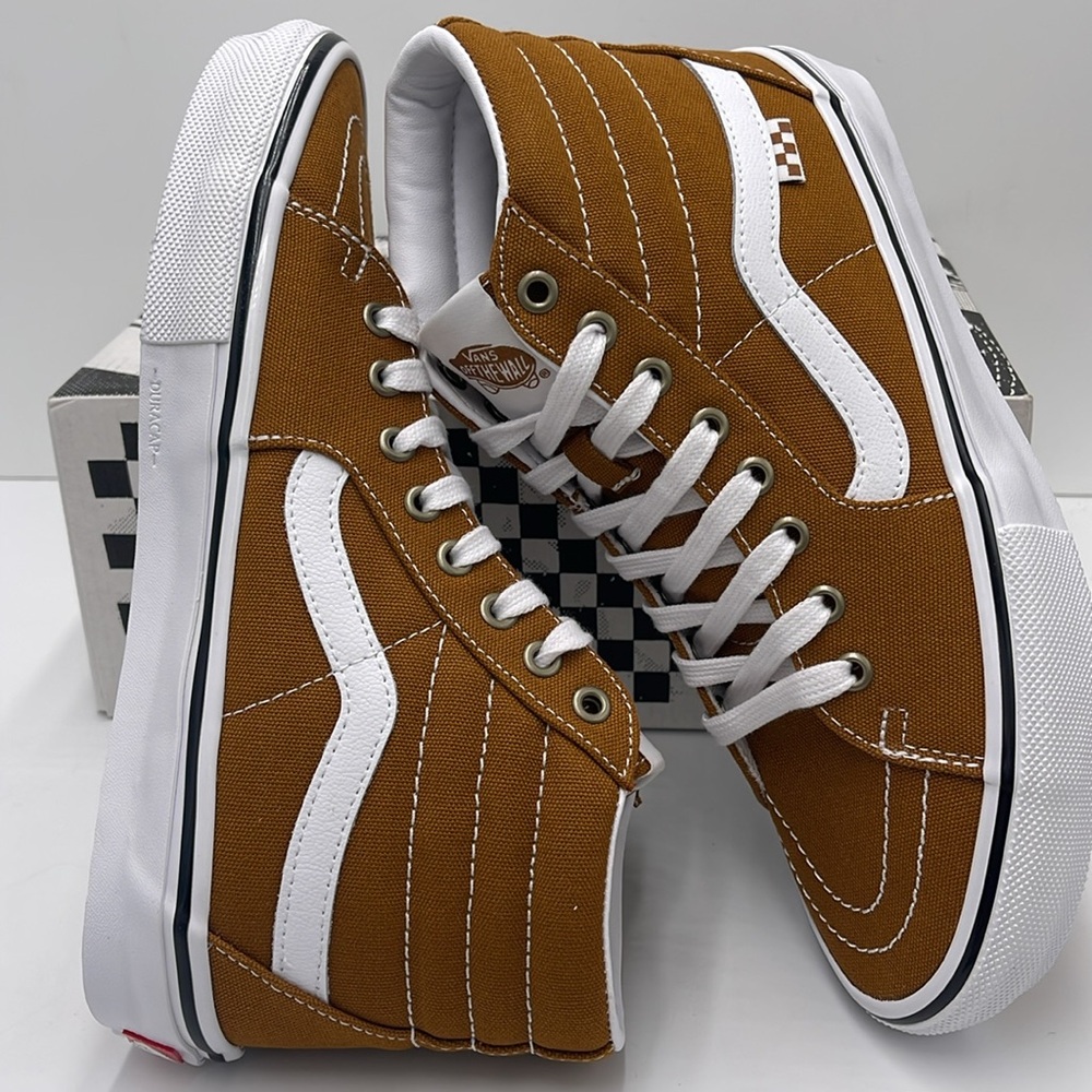 Vans Men’s Skate Sk8-Hi Canvas Golden Brown
VN0A5FCC1M7 Sneakers - Picture 12 of 16